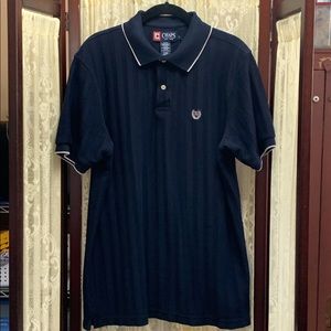 MENS CHAPS S/S POLO SHIRT - SZ MEDIUM